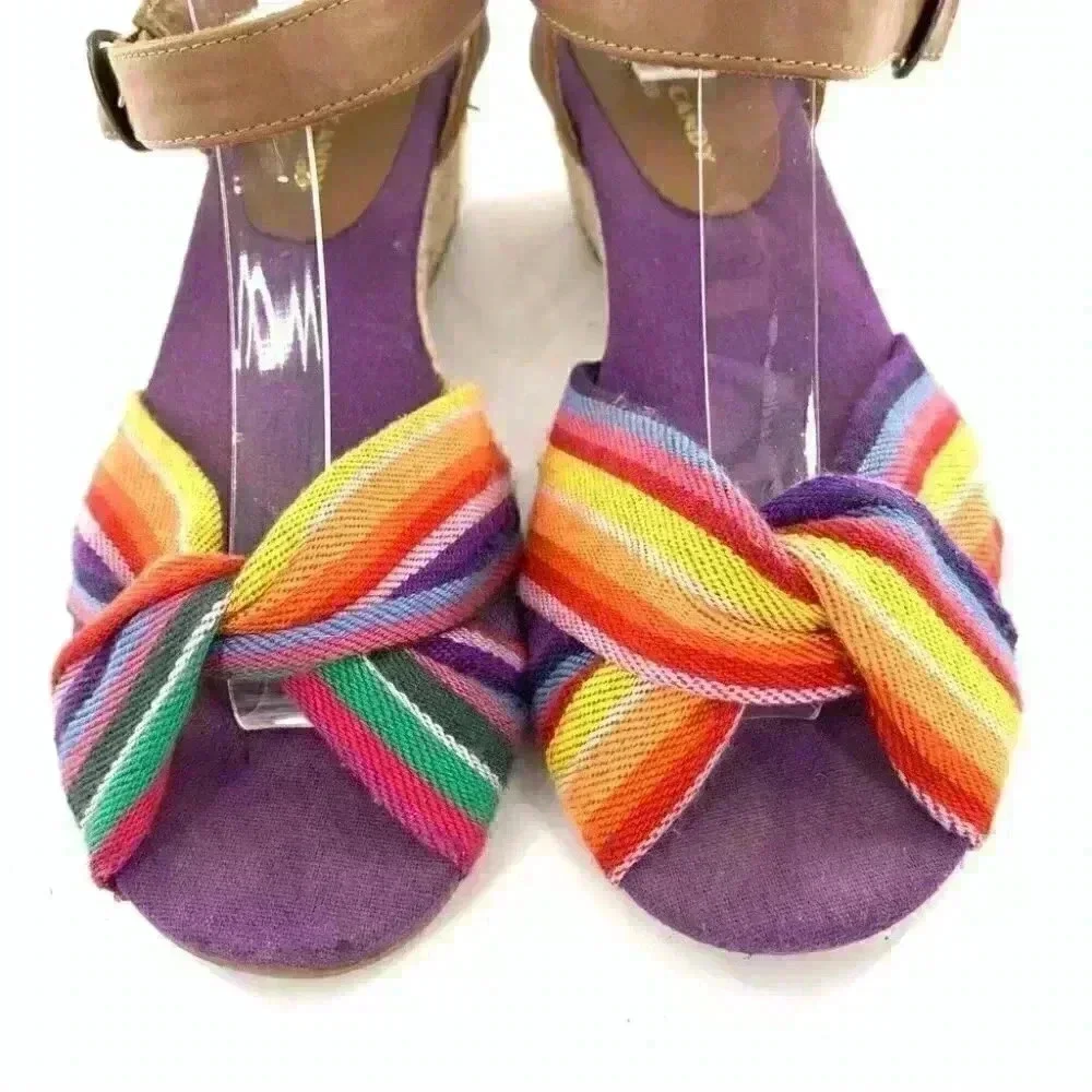 Rock & candy by zigi size 8 Tweety multicolored bright colorful Espadrilles